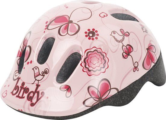 Polisport Birdy Kinderfietshelm - XXS (44-48cm) - Roze