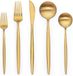 Set de couverts 40 pièces doré (pour 8 personnes)
