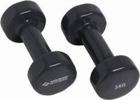 Schildkröt Fitness Dumbbells - 2 x 3 kg - Gietijzer - Antraciet