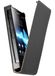 Mumbi Flip Case voor Sony Xperia P - Zwart