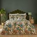 Furn. Leilani Dekbedovertrek Set - Tropisch Bloemen Regenwoud Omkeerbare Katoenmix (Veelkleurig - Super King)