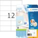Herma 4363 universele etiketten A4, 32 stuks (105 x 48 mm, 300 vellen, papier, premium wit) zelfklevend, bedrukbaar, permanente klevende adreslabels, wit