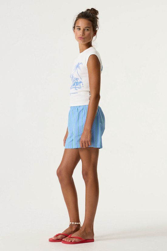 Garcia Meisjes Effen Shorts Blauw