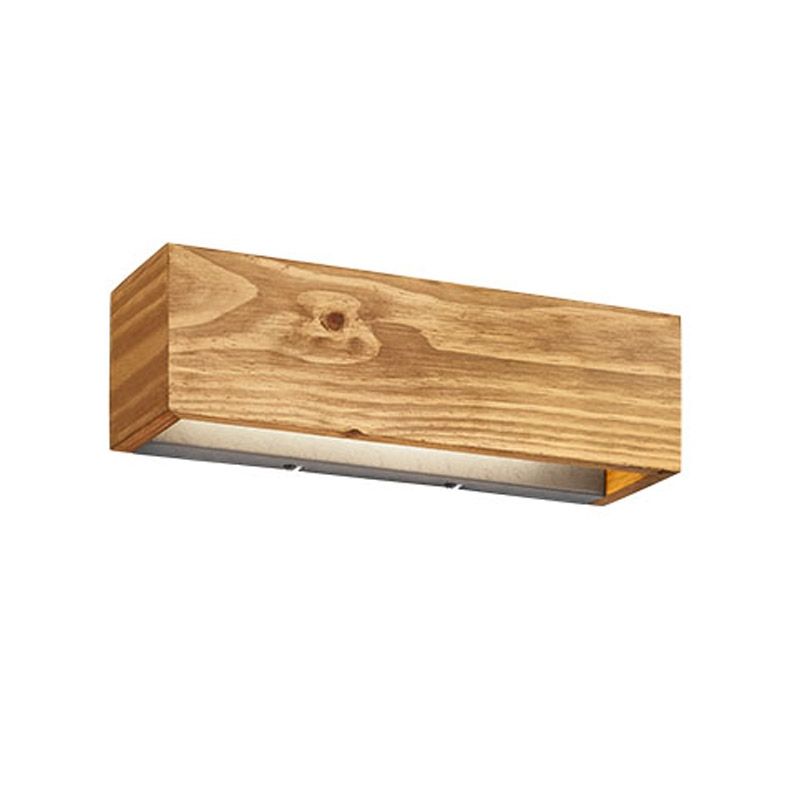 Trio Wandlamp Brad Hout - Bruin