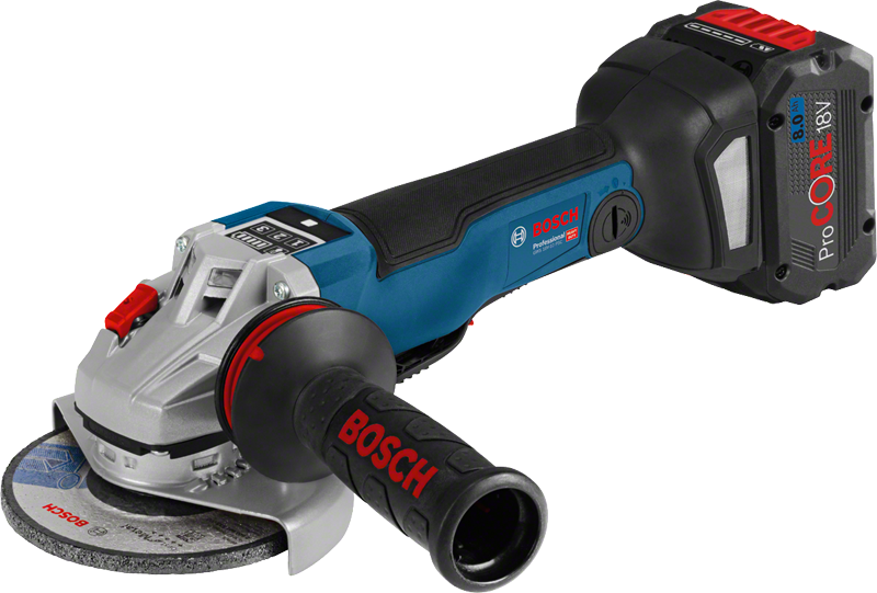 Bosch GWS 18V-10 PSC - Haakse slijper - 18V - Zwart/Blauw/Grijs/Rood