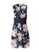 VILA Jurk 'MILINA' navy / groen / rosé / wit