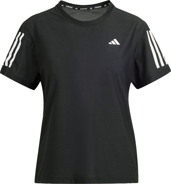 adidas Performance Own The Run T-Shirt Dames - Zwart - Maat M