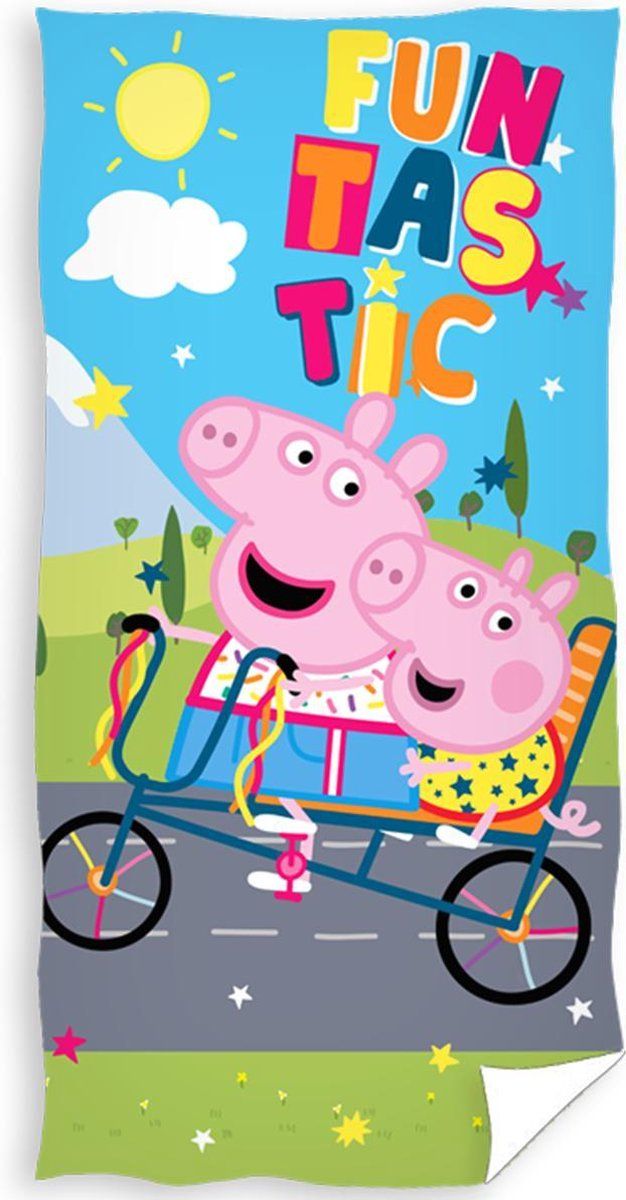 Peppa Pig Strandlaken Funtastic - 70 x 140 cm - Katoen