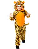 amscan Riethmüller Europe GmbH Child Costume Tiger Onesie Age 8-10 Blue Polyester Unisex 128