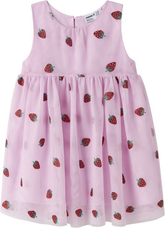 NAME IT NMFVABOS SPENCER Meisjes Jurk - Maat 104