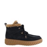 Paul Green dameslaars met veters blauw