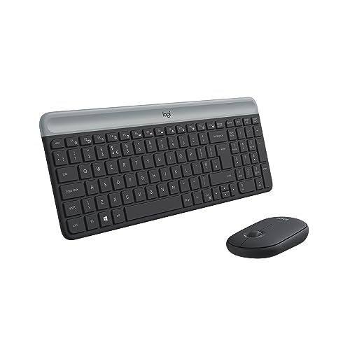 Logitech MK470 Slank Draadloze Toetsenbord en Muis Combi