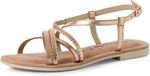 Tamaris - Dames - Plateau Sandalen - Roze - Maat 38