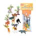 Wild Republic 22114 Mini Wild Animal Polybag Kids Gifts, Giraffe, Cheetah, Educatief Speelgoed
