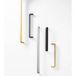 Viefe LINES Poignée de meuble en métal, aspect inox - 320 mm