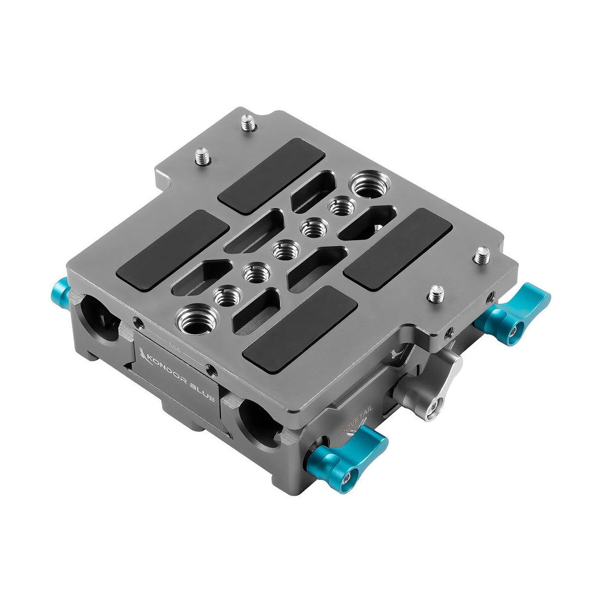 Kondor Blue LWS ARRI Bridge Plate with Riser for ARRI Alexa Mini - Space Gray