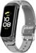 Strap-it Samsung Galaxy Fit 2 zon-verkleurend crystal bandje - transparant-zwart