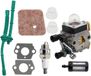 Holland Connections Kits de révision de carburateur, filtres à air et conduites de carburant adaptés aux tondeuses à gazon STIHL FS85, FS38, FS45 et FS55, et kits de bougies d'allumage adaptés aux carburateurs ZAMA CIQ-S186A.
