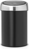 Brabantia Touch Bin - 3 Liter - Matt Black - Wall Mount