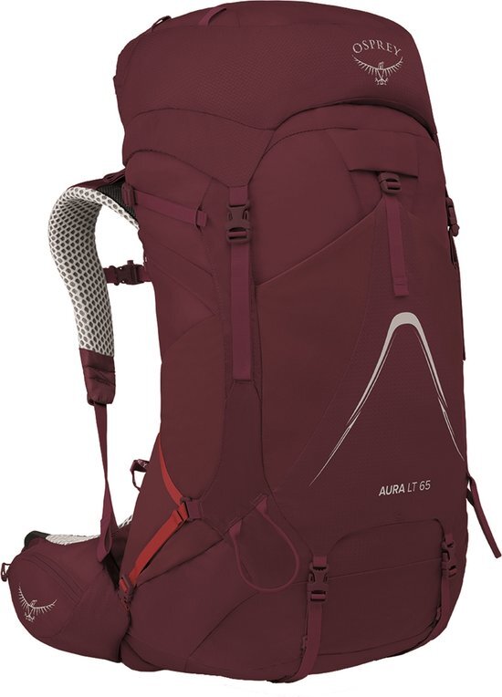 Osprey Aura AG LT 65 Backpack Women, rood