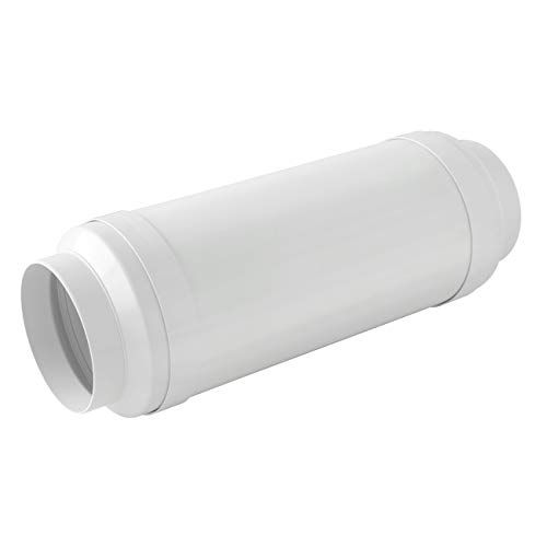 La Ventilazione STK125CB Concentrische geluiddemper ø 125 mm - Wit
