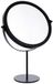 TRANKIELO® - Vrijstaande Tafelspiegel – Metalen Frame - Draaibaar – 19cm Ronde Vorm – Zwart