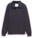 Tom Tailor - Oversized sweatshirt met col - Maat 152 - coal grey