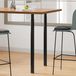 Pieds de table, réglable en hauteur, 2 pièces, 70–110 cm, noir