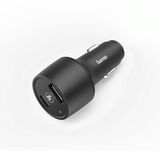 Hama - Autolader - USB-C & USB-A - Quick Charge 3.0 - 42W - Zwart