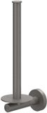 IVY Reserverolhouder Wandmodel voor 2 Rollen - Geborsteld Metal Black PVD