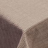 Venilia Tuintafelkleed, rond, tafelkleed van zacht schuimmateriaal, tafelkleed voor tuin en balkon, antislip, scheurvast, 1,3 x 1,3 m, taupe, 54174