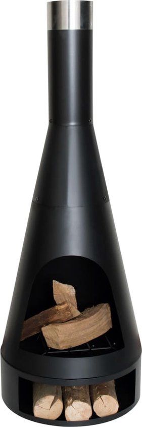 RedFire Kingston - Houtopslag - Zwart - Staal - 120cm