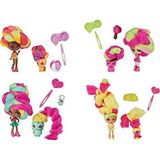 Candylocks 2-Pack, Lemon Lou Twist 7,5 cm geurende verzamelpop en huisdier met accessoires