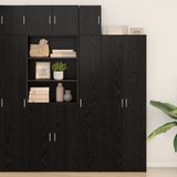 vidaXL Wandkast Zwart Eiken 42,5 x 39,5 cm