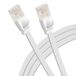 Maplin Ethernet-kabel, 5 m, wit, platte CAT6 Gigabit UTP LAN-netwerkkabel, RJ45, hoge snelheid, 10 Gbps, compatibel met laptop, pc, CCTV, PS4/5, Xbox, Switch, modem, router, smart-tv, Sky Box