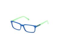 GAFAS Skechers SE50012 Brilmontuur voor heren, jongeren, blauw glanzend, acetaat montuur, rechthoekig
