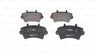 BOSCH 0986494031 Jeu de 4 plaquettes de frein à disque