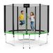 4FIZJO CLASSIC Trampolin 312 cm 10 ft, Stahlrahmen, PE-Netz, PVC-Abdeckung, 5+ Jahre, grün
