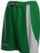 Spalding Short de sport XXXL Vert, Blanc, Multicolore