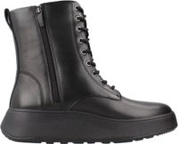 FitFlop Leren dameslaarzen F-Mode Zwart