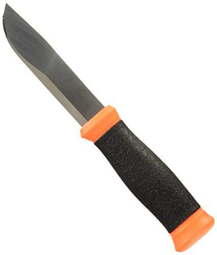 Morakniv Mora kniv riemmes 2000 oranje, roestvrij staal, oranje/zwart kunststof handvat, kunststof schede