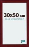 Your Decoration - Cadre photo 30x50 cm - MDF - Rouge vin balayé - Mura