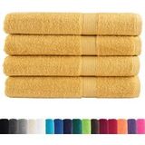 Solund Serviette de sauna de qualité supérieure Solund 4 pièces doré