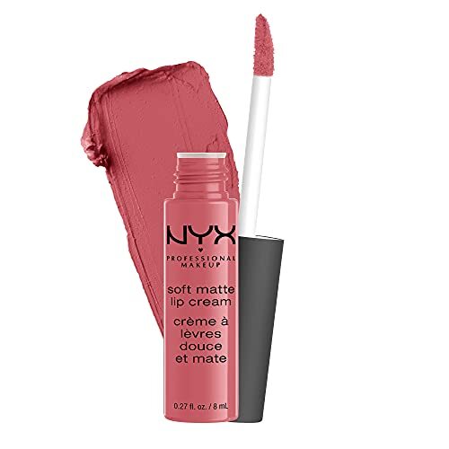 NYX Professional Makeup Soft Matte Lip Cream, crèmige en matte afwerking, sterk gepigmenteerd, langdurig, veganistische formule, kleur: kannen