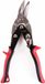 Hofftech Blikschaar - Linkshandige knip - 250 mm - Ergonomische handvaten - Gehard staal