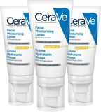 CeraVe Hydraterende Gezichtscrème SPF 50 - 3 x 52 ml - Voordeelverpakking