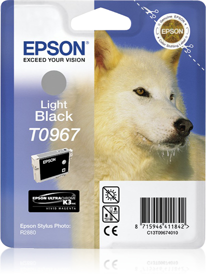 Epson Husky  inktpatroon Light Black T0967