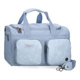 Pepe Jeans Jana reistas, blauw, 40 x 25 x 20 cm, polyester, met details van kunstleer van Joumma Bags, Blauw, Eén maat, Reistas