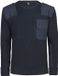 Brandit Pull en maille pour homme - bleu marine - L