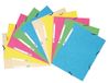 Exacompta Elastomap 50x A4 3 kleppen glanskarton 400g/m2 Geassorteerde pastel kleuren 55550E
